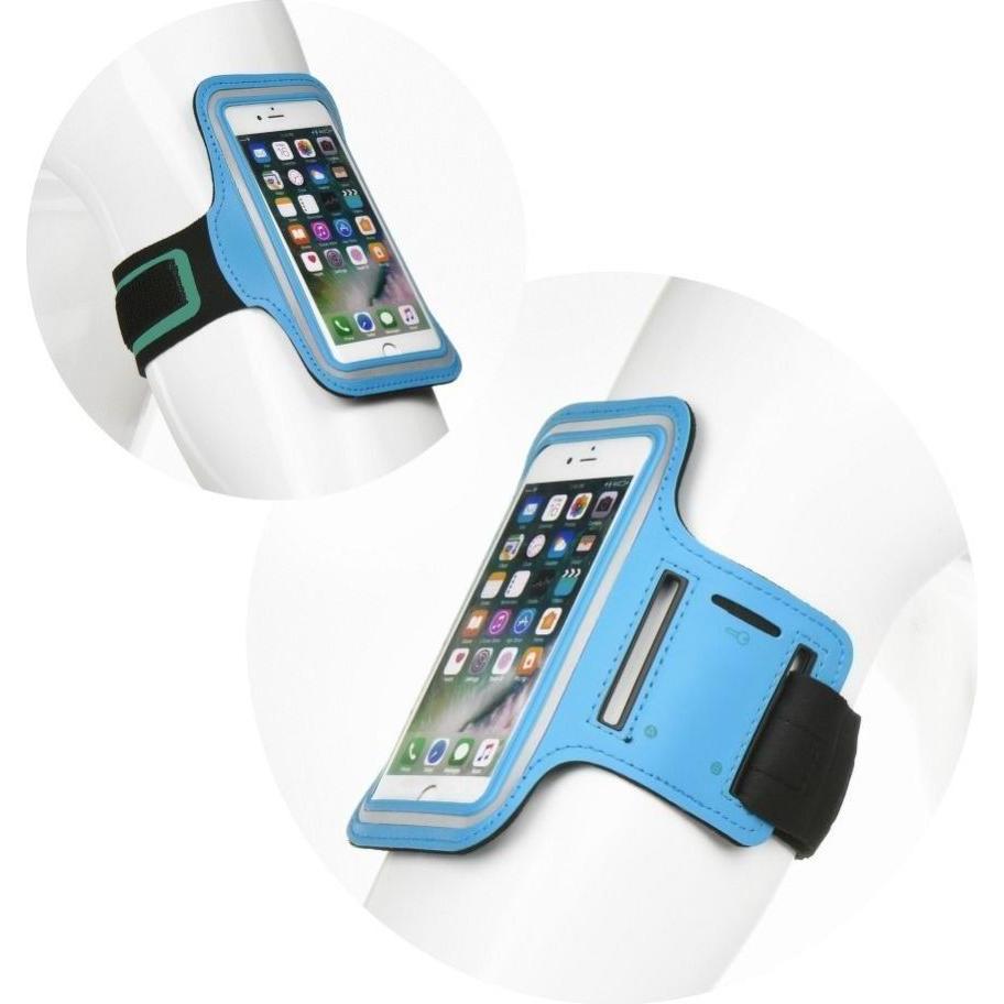 NoName Bracciale na ramie 56 niebieski blu, Fascia da braccio per smartphone, Blu