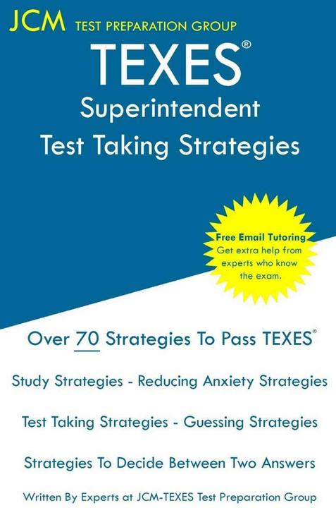 Immagine prodotto TEXES Superintendent - Test Taking Strategies (Inglese, Tutor per la preparazione alle prove di Jcm-Texes, 2019)