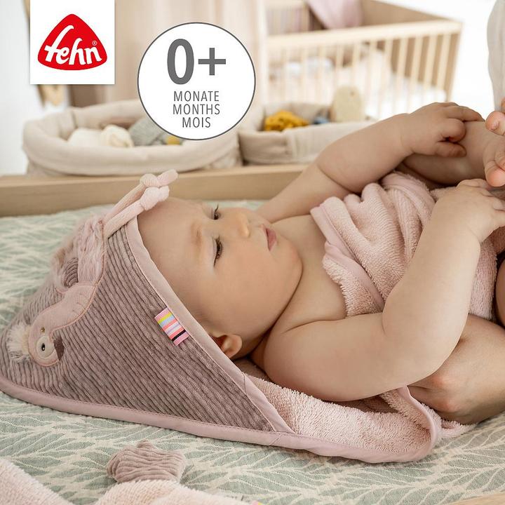 Produktbild Fehn Kapuzenbadetuch Flamingo Rose, Detailfarbe: Rose