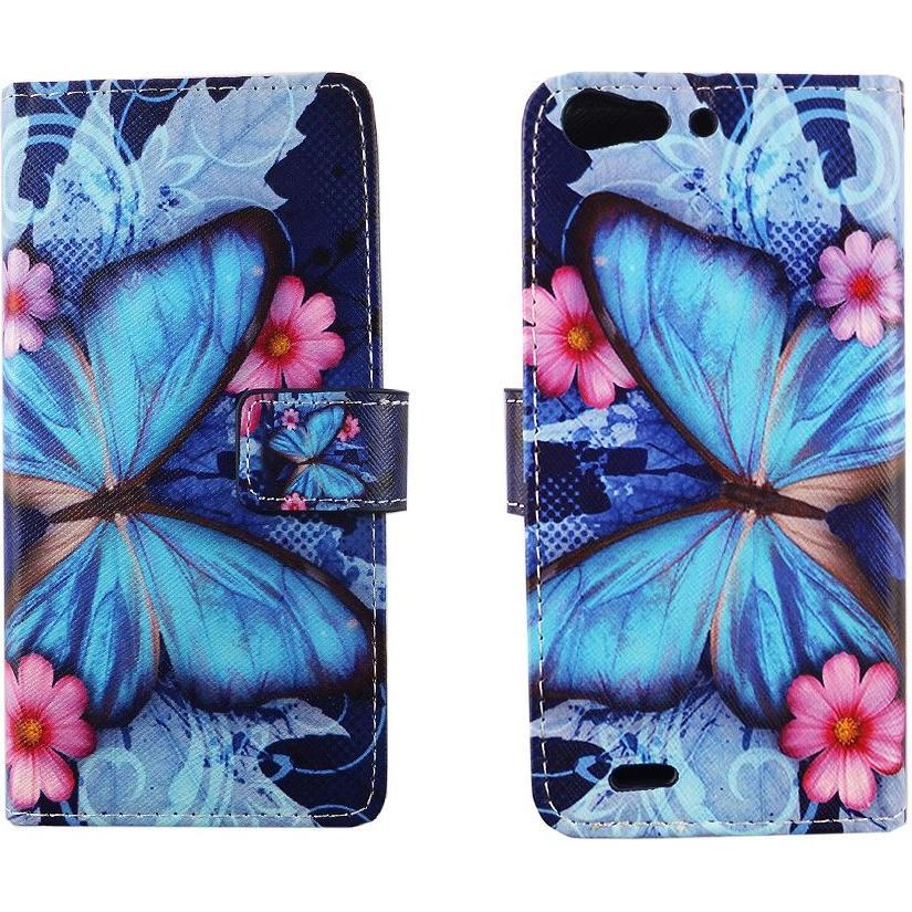 König Design Schutz Handy Hülle für ZTE Blade V6 Case Cover Tasche Wallet Etui Handyhülle Neu (ZTE Blade V6), Smartphone...