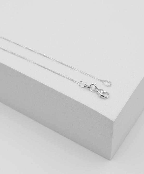 Immagine prodotto Muau Ancora rotonda (Oro bianco 750/18 carati, 50 cm)