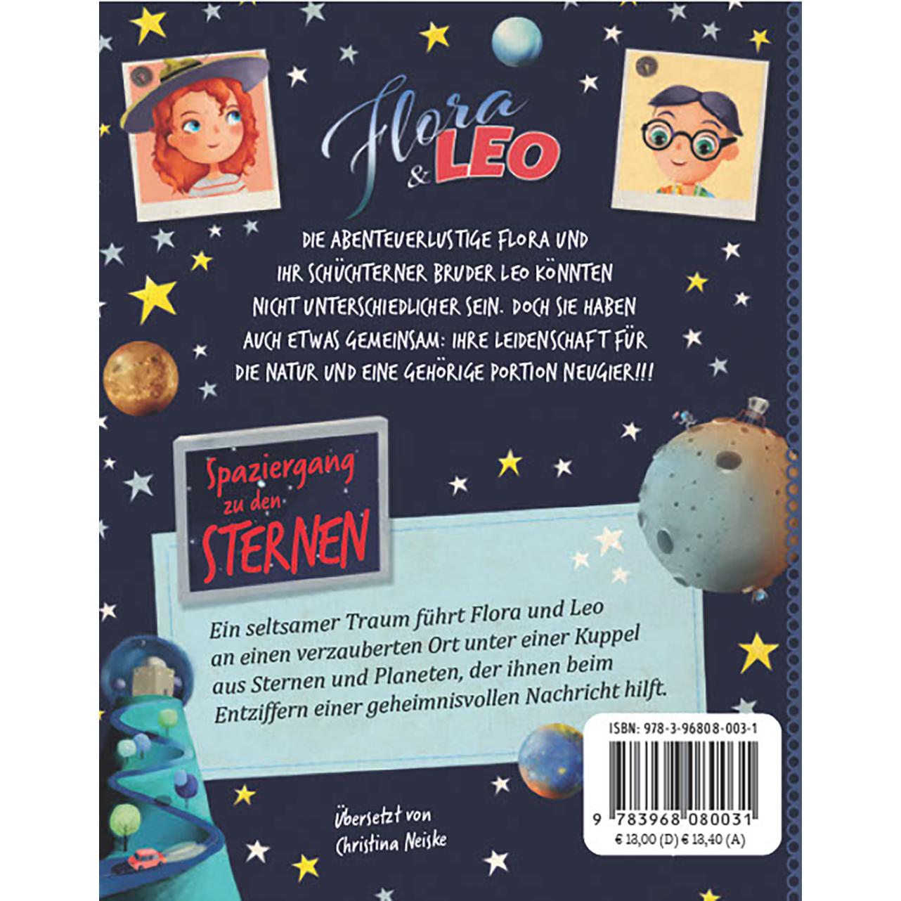Thumbnail - Flora & Leo. Reise zu den Sternen, Kinderbücher von Emanuela Busà, Alberto Stefani