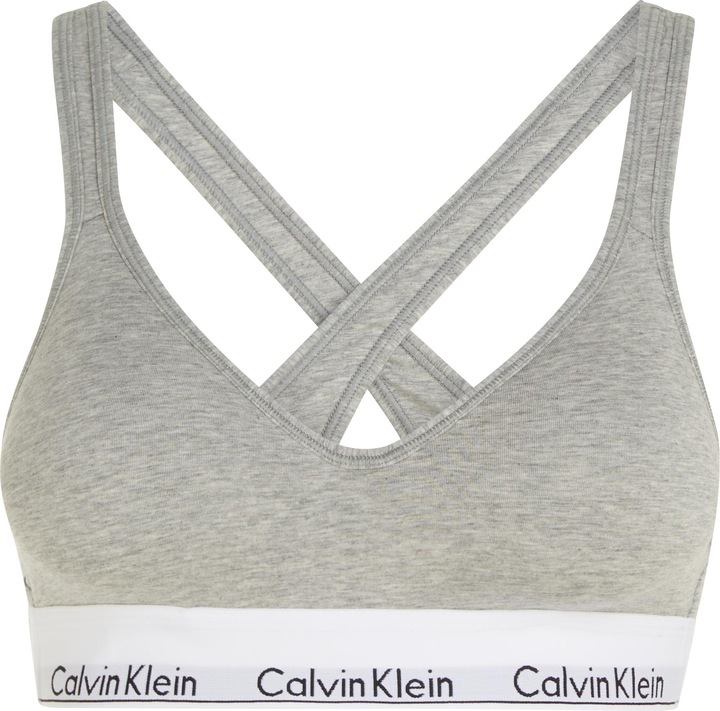 Calvin Klein Bustier "Modern Cotton Lift" Grau (XS)