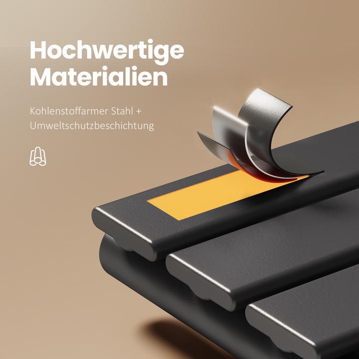 Actual product image Emke Bathroom Radiator Towel Rail Adjustable Temperature Control 160x50cm Black 794W (794 W)