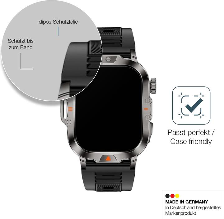 Actual product image Dipos Anti-Shock Screen Protector Matte