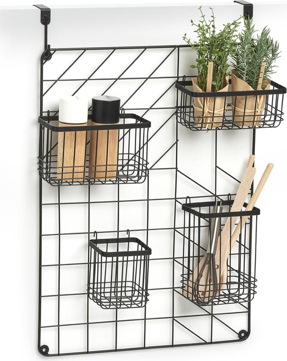 Actual product image Zeller Present Wall organizer 5-pcs. (12 cm, 1x)