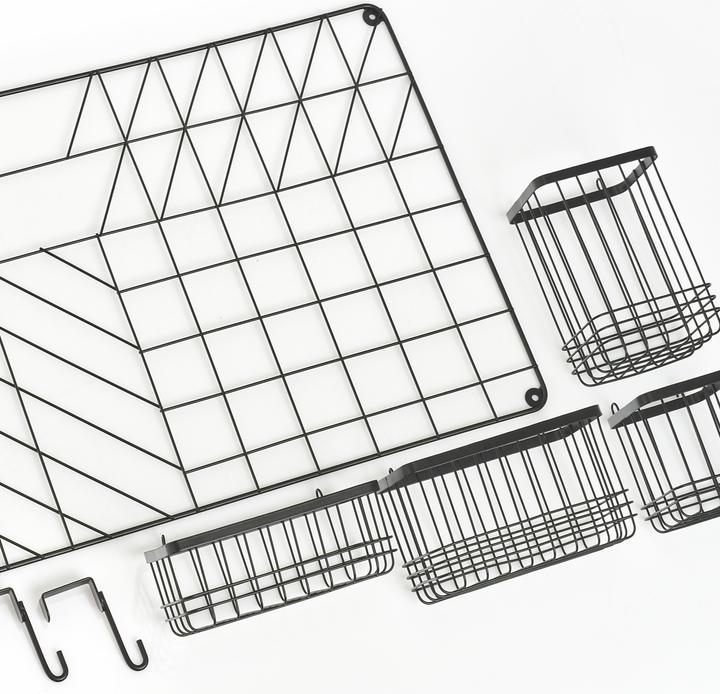 Actual product image Zeller Present Wall organizer 5-pcs. (12 cm, 1x)