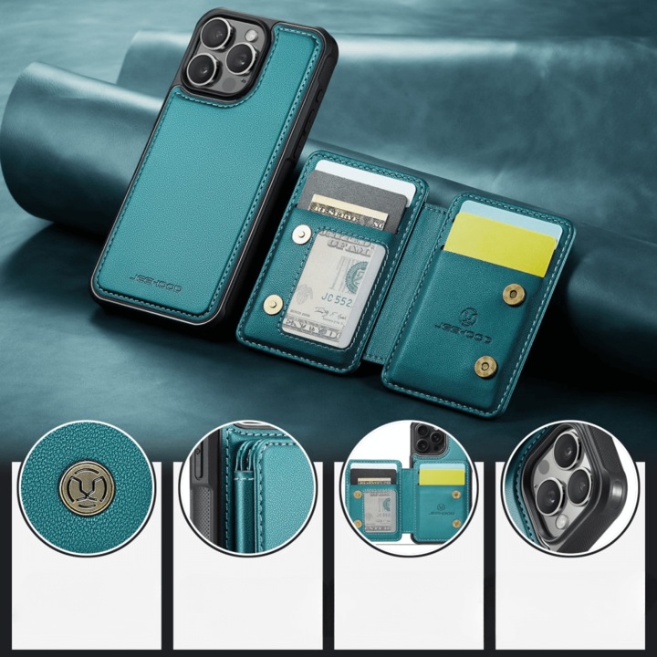 Produktbild Cover-Discount iPhone 16 Pro Max - 2-in-1 Backcover mit Kreditkarten-Etui (Apple iPhone 16 Pro Max)