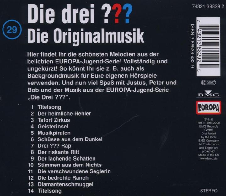 Actual product image 029/The original music (The three???)