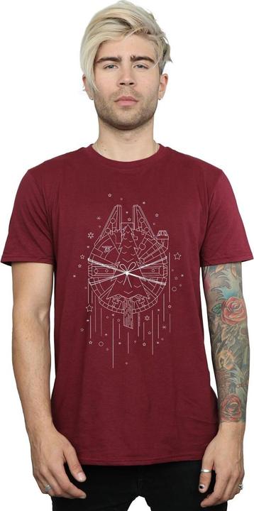 Produktbild Star Wars Millennium Falcon Christmas Tree Delivery TShirt (XL)
