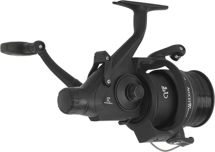 Actual product image Mitchell Avocet Black Edition Angelrolle mit One-Touch-Klappgriff (5500)