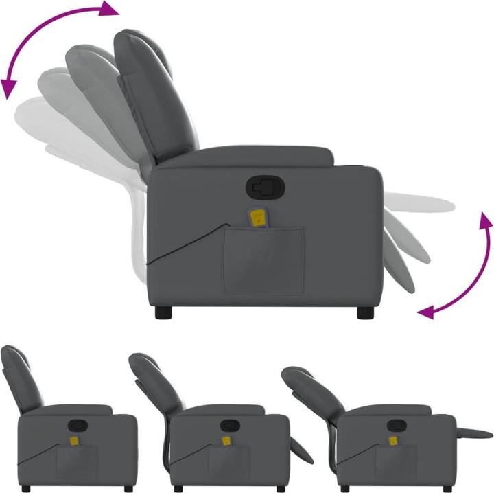 Actual product image vidaXL Massage-Relaxsessel