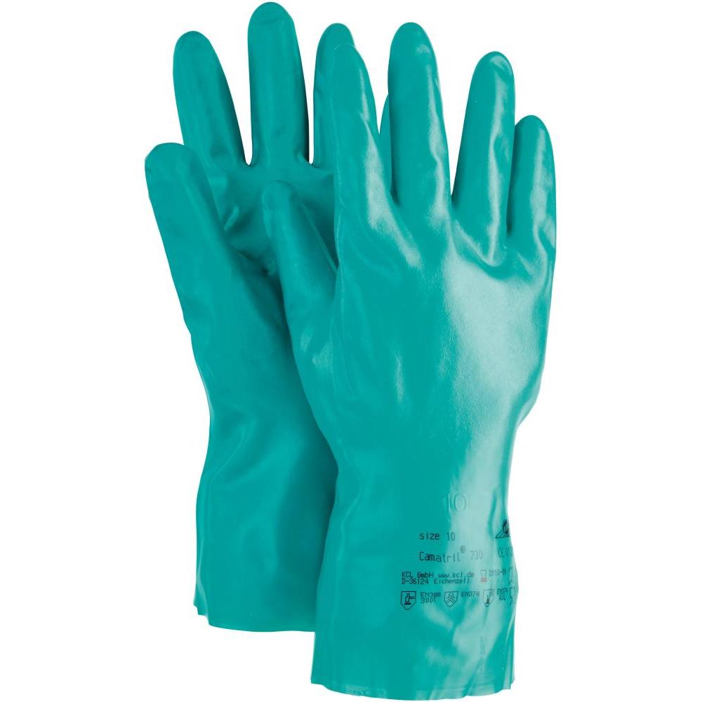 Honeywell, Schutzhandschuhe, Chemikalienhandschuhe Camatril 730 Grösse 11 grün EN 388, EN 374 PSA-Kategorie III (11)