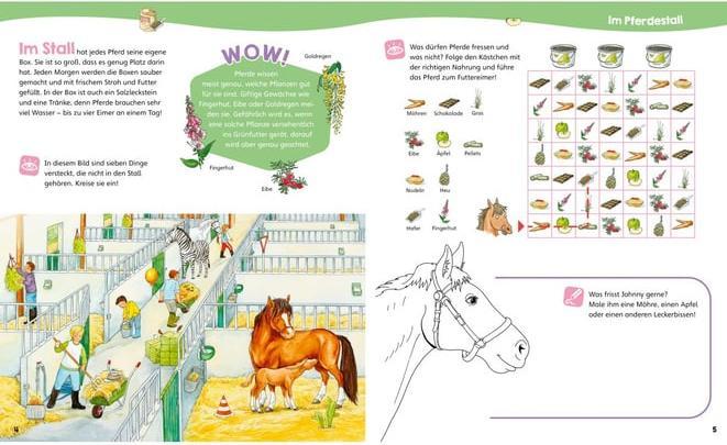 Actual product image Tessloff WAS IST WAS Junior Mitmach-Heft Pferde & Ponys (German)