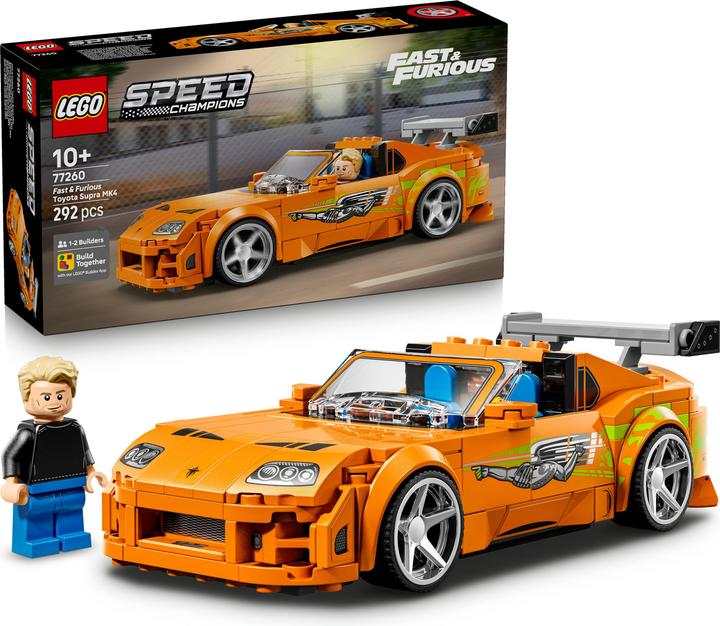 Produktbild LEGO 77260 - Toyota Supra Speed ​​City Fast and Furious (LEGO Speed Champions)