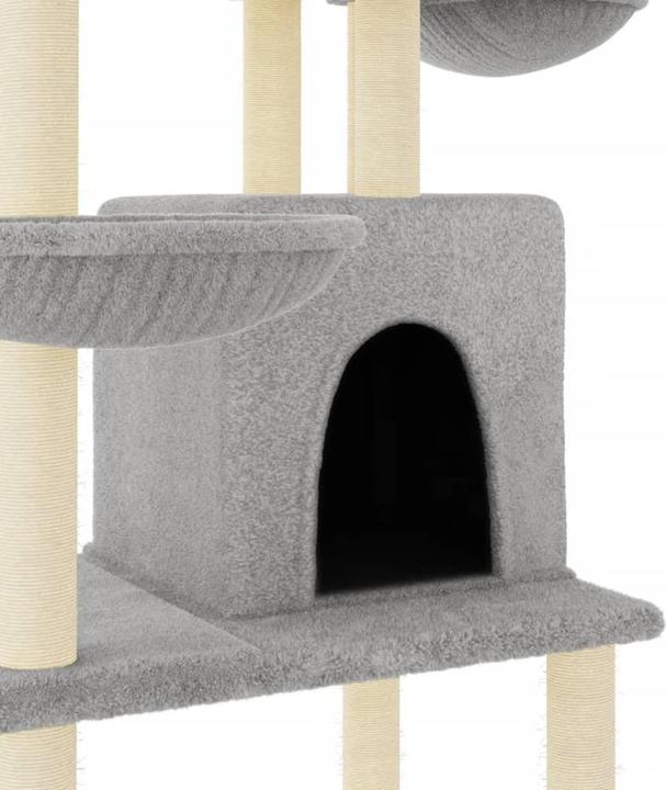 Actual product image vidaXL Kratzbaum (180 cm, Light grey)