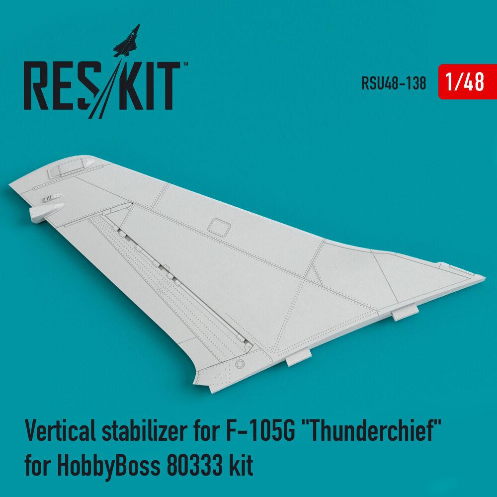 ResKit Vertical stabilizer for F-105G Thunderchief for HobbyBoss 80333 kit