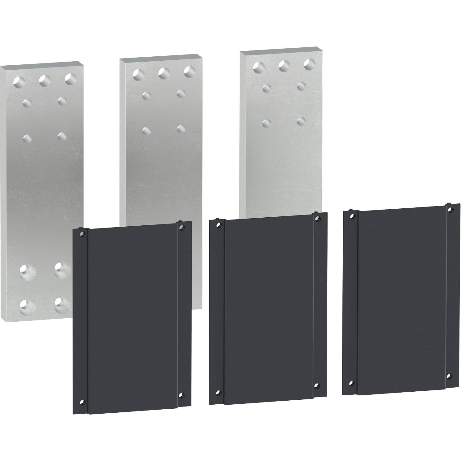 Schneider Electric LV848129 Oben 3P 2500/3200A für MTZ2 25/32 Festei Vorderseitiger Anschluss, Relais