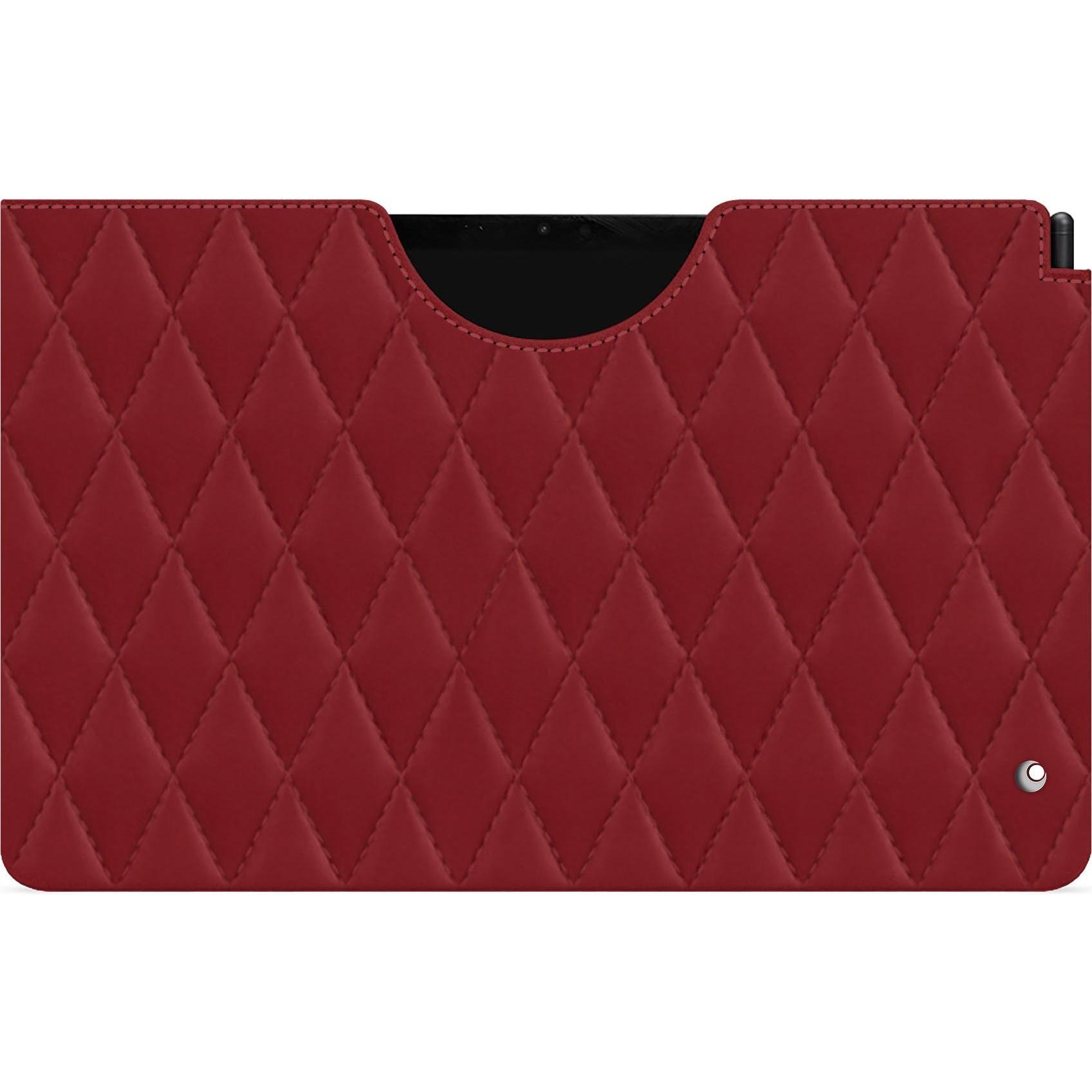 Noreve Lederschutzhülle (Galaxy Tab S9+), Tablet Hülle, Rot