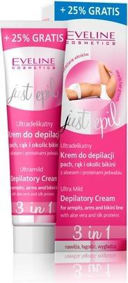 Produktbild Eveline Just Epil 3In1 Ultra-Delicate Cream Is An Epilation Smell Of Hands And Bikini Area 125Ml (125 ml, 1 x)
