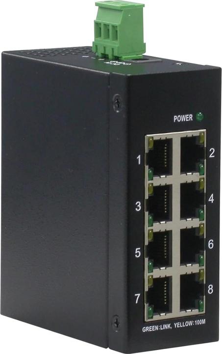 Produktbild Roline Industrie Switch 8x RJ-45, unmanaged (8 Ports)