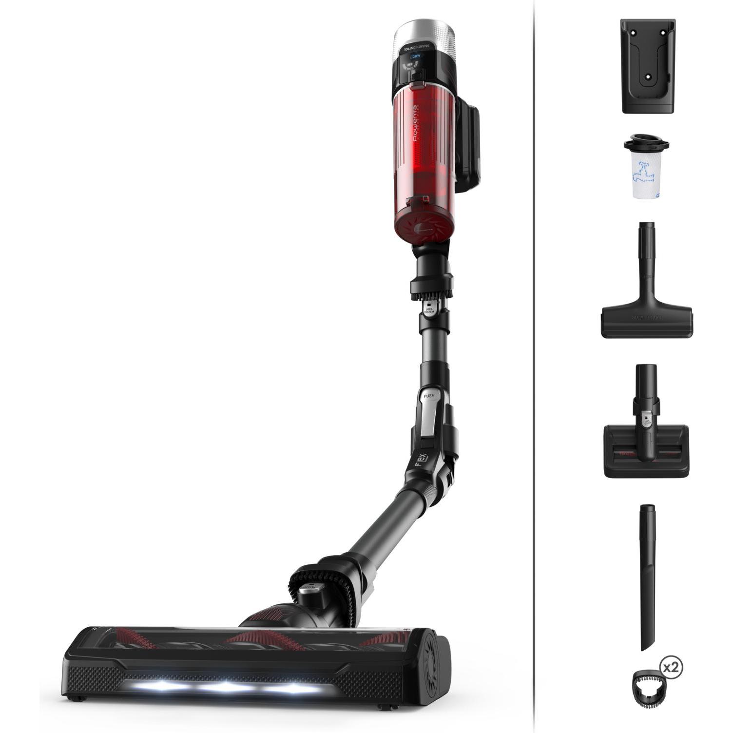 Rowenta RH2078WO X-Force Flex 9.60 Animal Care, Staubsauger, Rot