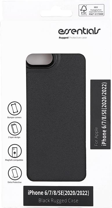 Immagine prodotto Essentials Rugged Case - iPhone 6/7/8/SE (2020/2022) (Apple iPhone 6, Apple iPhone 6s, Apple iPhone 7, Apple iPhone 8)