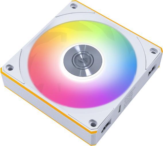 Actual product image Lian-Li UNI FAN CL Reverse Wireless Lüfter, 3er-Pack, 120mm, weiss (120 mm, 3 x)