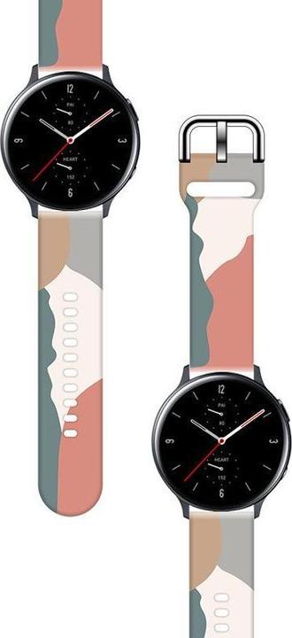 Produktbild Hurtel Strap Moro Band For Samsung Galaxy Watch 46mm Silicone Strap Watch Bracelet Pattern 15 (Silikon)