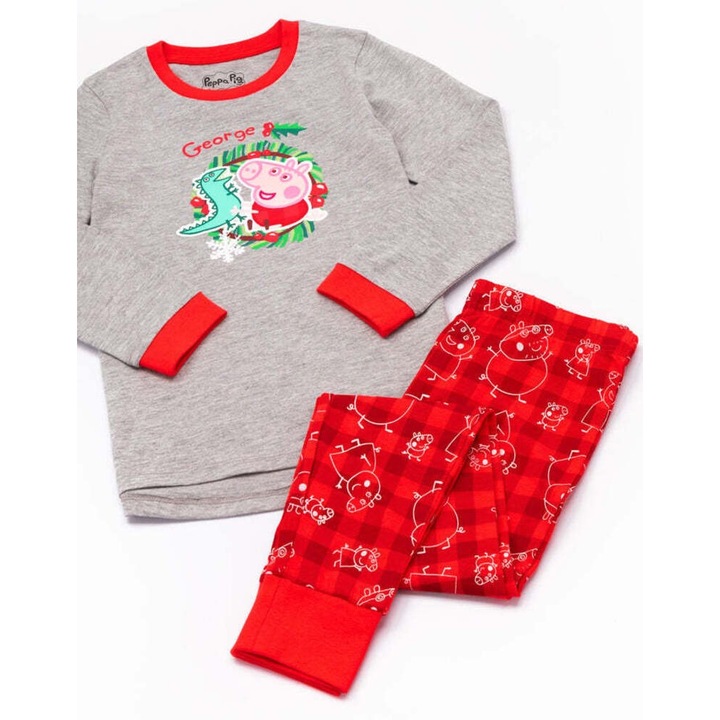 Produktbild Peppa Pig Schlafanzug Jungen Weihnachtliches Design (110)