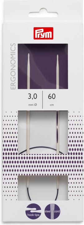 Actual product image Prym Circular knitting needles "Ergonomics", 60 cm