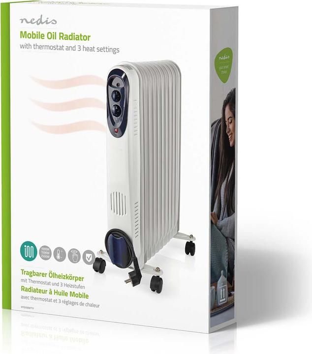 Produktbild Nedis Mobiler Öl Radiator HTOI30WT11 (2500 W)