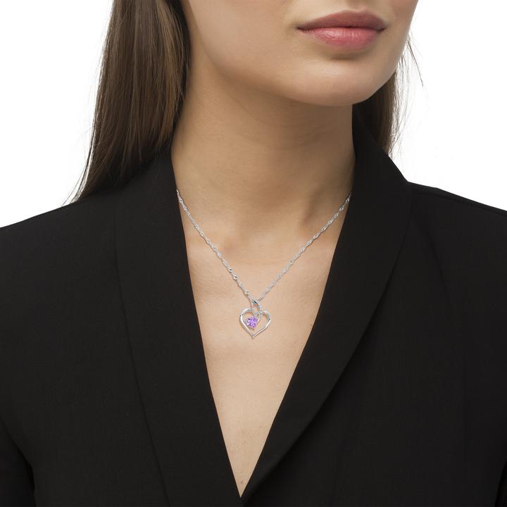 Image du produit Amor Coeur (Argent, Zircone)