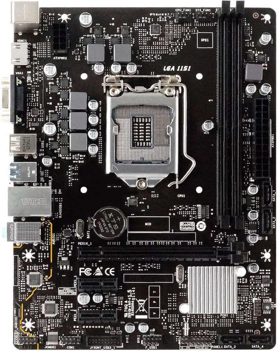 Produktbild Biostar H310MHP (LGA 1151, Intel H310, mATX)
