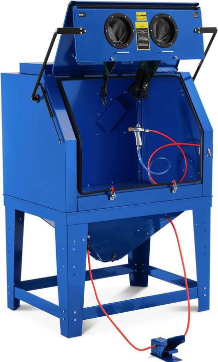 Actual product image MSW Sandblasting Cabinet - 990 L - with lighting, foot pedal