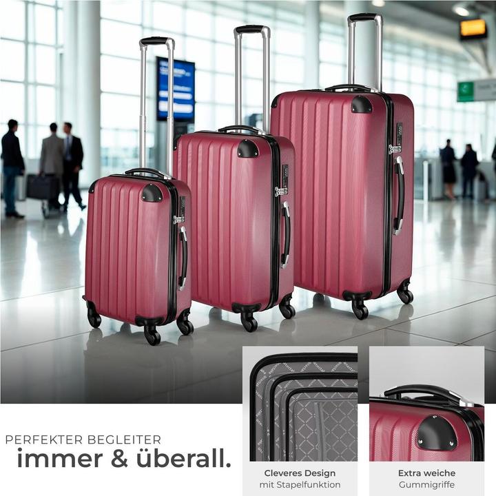 Produktbild tectake Hartschalenkofferset (95 l)