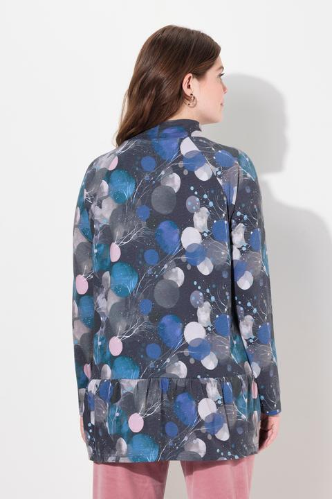 Produktbild Ulla Popken Longshirt, A-Linie, Stehkragen, Langarm (56)