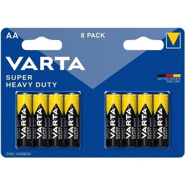Varta SUPERLIFE AA Batteria monouso Stilo AA Zinco-Carbonio (8 pz., AA), Batterie + pile