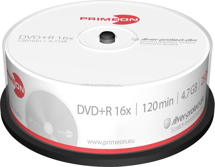 Primeon DVD+R 4.7GB 25er Spindel (25 x)