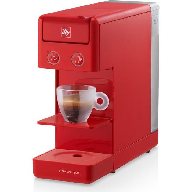 Illy Y3.3, Macchina da caffè a capsule, Rosso