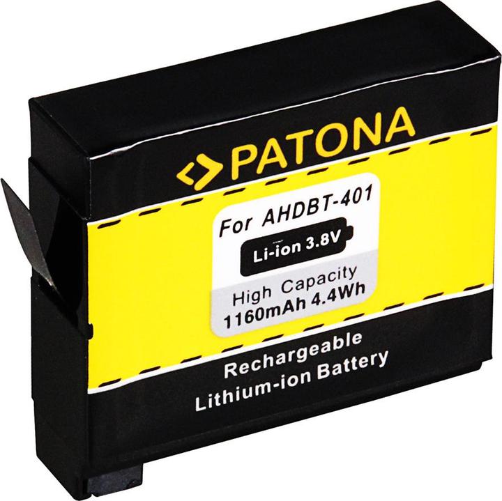 Produktbild Patona Akku AHDBT-401, für Hero4 (Kamera Akku Ladegerät)