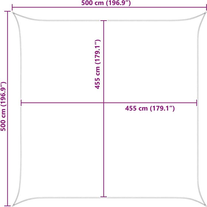 Produktbild vidaXL Outdoor Sonnenschutz Markise (500 x 500 cm)