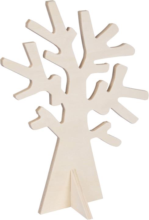 Natura Punto Schmuckbaum aus Holz, braun, 23 x 28 cm