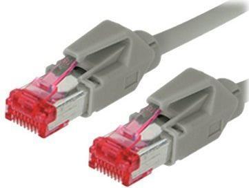 Actual product image Tecline Datwyler patch cable S/FTP, Cat 6, grey, 5.0 m Highly flexible, with Hirose plugs TM21 (previous (SFTP, CAT6, 5 m)