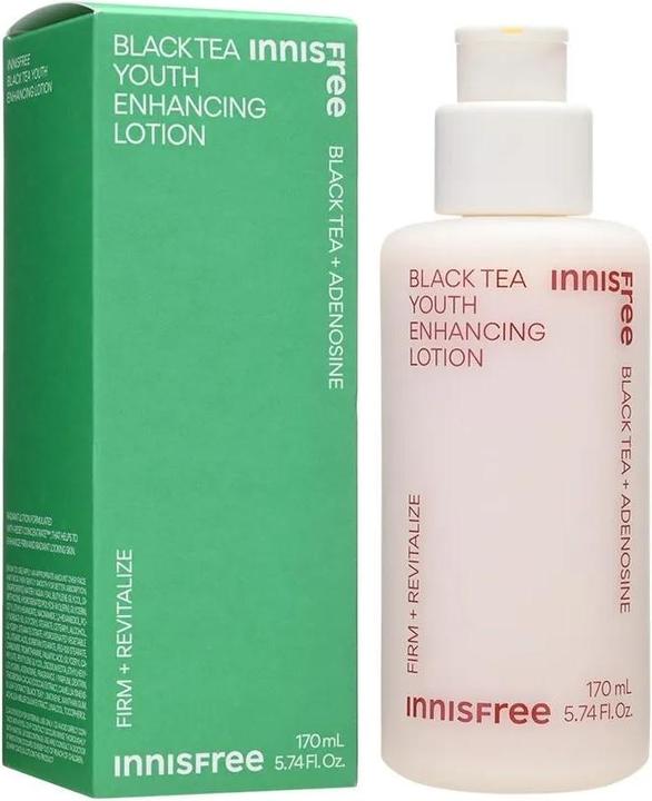 Actual product image Innisfree Black Tea Youth Enhancing Lotion (120 ml, 24h cream)