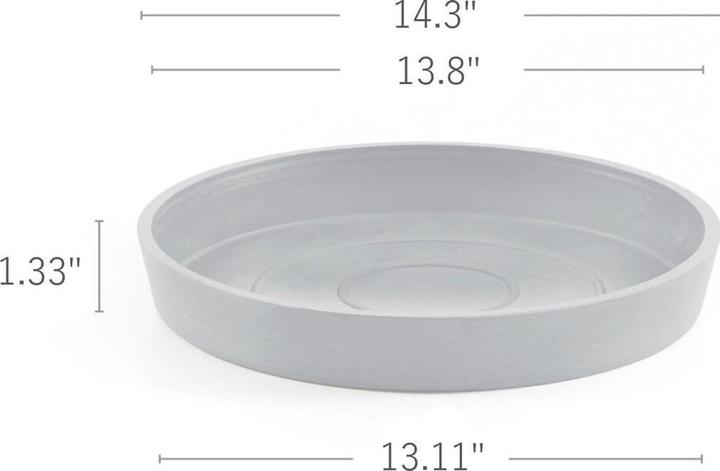 Actual product image Ecopots Saucer Round