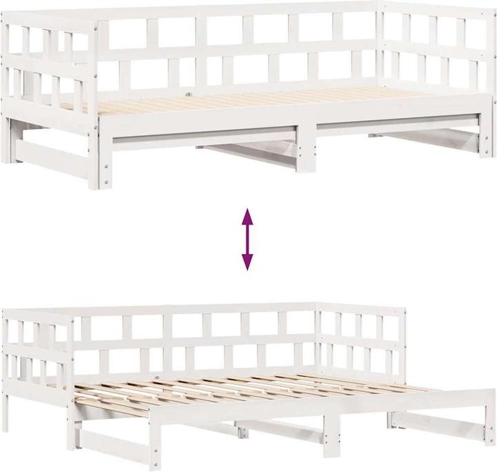 Actual product image vidaXL ausziehbares Tagesbett