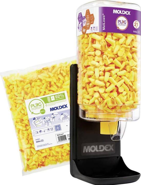 Moldex 769512 Mellows Starter PlugStation Gehörschutzstöpsel Spender 21 dB einwe (1 x)