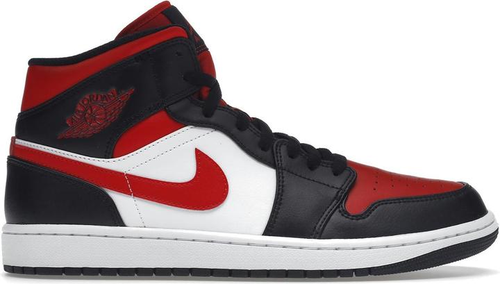 Image du produit Jordan 1 Mid White Black Red (2022) (44.5)