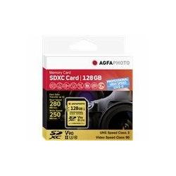 Thumbnail - AGFAPHOTO SDXC Professional High Speed V90 (128 GB, SDXC, U3, UHS-II), Speicherkarte, Gold